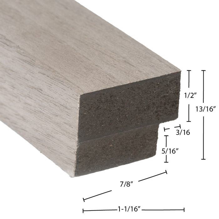 Silver Gray Oak Acoustic Trim - Harmony Series Acoustic Slat Trim White River Hardwoods   