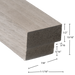 Silver Gray Oak Acoustic Trim - Harmony Series Acoustic Slat Trim White River Hardwoods   