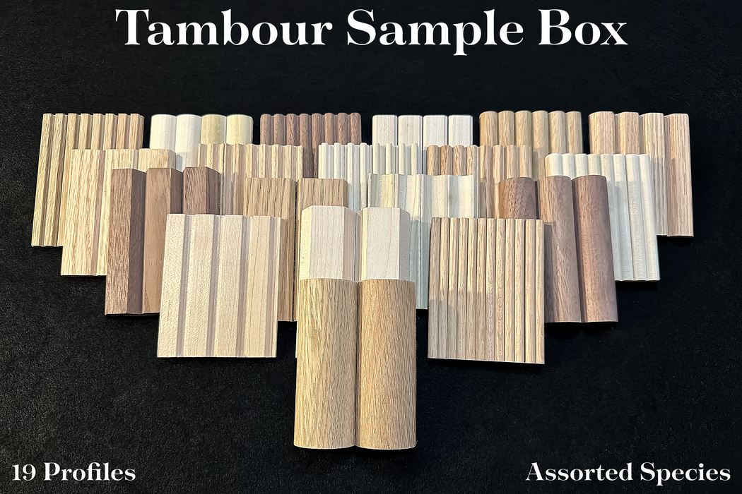 1″ Bevel Slat Tambour – Thin